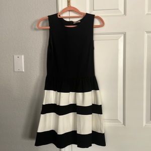 Black and white dress